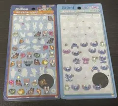 み*き様 2種　ボンボンドロップシール　ディズニー ズートピア スティッチ おす