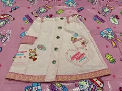 美品⭐︎メゾピアノ ベリエちゃん デニムスカート 120cm ピンク