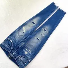 ★美品 AZUL BY MOUSSY ヴィンテージ リペア スキニー M