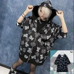 限定値下げ❣️新品未開封 NieRclothing 半袖 ジップ パーカー 地雷系