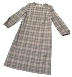 モ*マ様 感謝価格！BLEU CÉLESTE チェックワンピース　フォーマル　日