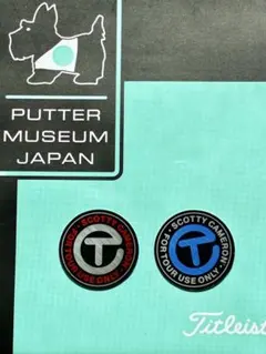 スコッティキャメロンシーサイドギャラリー限定サークルTミニステッカー(２枚入り)