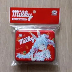 兎田ぺこら　ミルキー缶