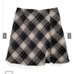 新品 タグ付 三上悠亜インパン裏地付バイアスチェック柄ミニスカート[gn339]