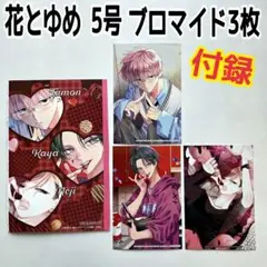 花とゆめ 5号　付録　特製バレンタインメンズブロマイド　3種類+外袋　4点セット