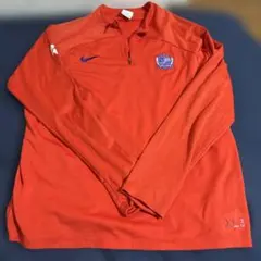 鹿島アントラーズNIKE ハーフジップ ジャージ オレンジ Lサイズ - メルカリ