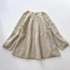 クルミファクトリー ホールガーメント Aライン ニット ウール