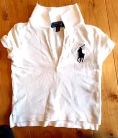 (美品)Polo Ralph Lauren ホワイトポロシャツ 4/4T