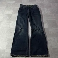 archive y2k low rise bootcut flare denim