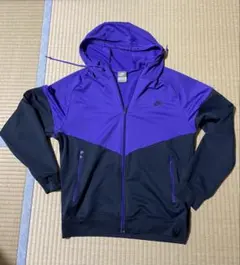 Nike フルジップフーディ 紫/黒