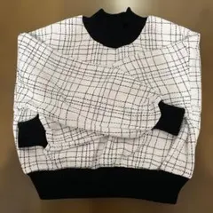 GORGE チェック柄 ニット セーター 長袖　M