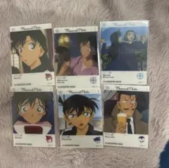 名探偵コナン エモカ EMOCA4 工藤新一　毛利蘭　毛利小五郎　6枚