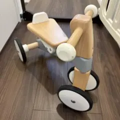 美品】ボーネルンド bajocycle 木の四輪バイク 三輪車 室内用 専用箱