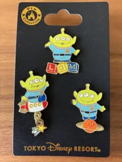 《東京ディズニーリゾート》リトルグリーンメン ピンバッジ 3個 トイストーリー