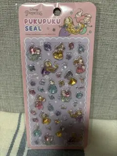 ぷくぷくシール　ディズニープリンセス