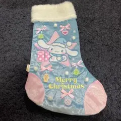 平成レトロ　シナモロール　クリスマス　ソックス　プレゼント入れ　サンリオのサムネイル