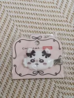 中国限定 MINISO ちいかわ リボン ヘアクリップ モモンガ