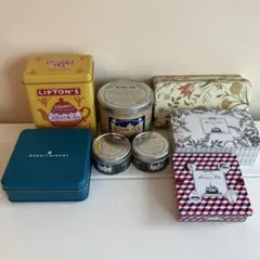 クスミティーやマモンエフィーユなどの空缶　8点セット