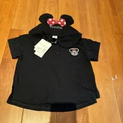 ミニーマウス 耳付きフード トップス 95センチ　新品タグ付き