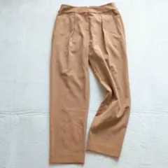 プラステ◇テーパードタックパンツ スラックス オフィスカジュアル ストレッチ M