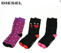 DIESEL ソックス 3足セット L