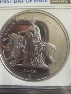 2020 セントヘレナ ウナとライオン 1oz £1 銀貨 NGC PF70UC - メルカリ
