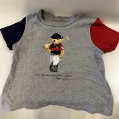 ポロベア Tシャツ グレー 赤 紺