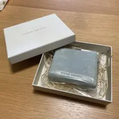 STATUS ANXIETY 本革 二つ折り財布 スカイ