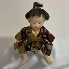 銘あり 市松人形 珍しい？ちょんまげ姿 - メルカリ