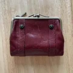 Dakota がま口　財布　ボルドー