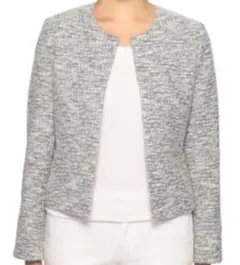 PLST ノーカラージャケット M