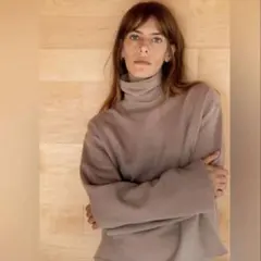 ZARA ザラ ハイネック タートルネック ニット ブラック