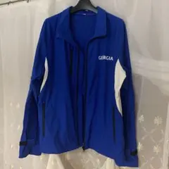 GEORGIA ジップアップ ブルゾン ブルー ホワイトのサムネイル