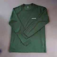 mont-bell オリーブグリーン 長袖Tシャツ Men's Sサイズ
