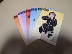 FRUITSZIPPER 黒衣装 ポストカードコンプリートセット(7枚)
