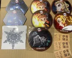 鬼滅の刃　原作　木製　カレンダー　2024　コースター　煉獄杏寿郎　猗窩座 鬼滅の刃 玄弥 カナヲ JCS限定 2024 木製カレンダー コースター