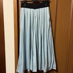 【Reflect】ウエストゴム　シャンブレースカーチョ　ミントブルー