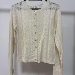 しまむら　透かし編みカーディガンのサムネイル