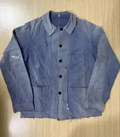 希少40s vintage french work jacket フェードのサムネイル