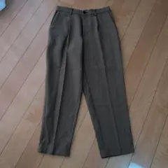 GU チェック柄 スラックス ゴム入り