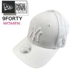 ニューエラ キャップ 9FORTY WOMEN ヤンキース ホワイト×ホワイト