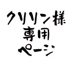 クリリン様専用ページ