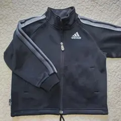 adidas キッズ ジャージ 上 100cm トラックジャケット ブラック