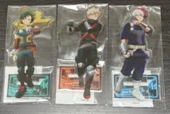 僕のヒーローアカデミア　東急コラボ　緑谷　爆豪　轟　アクリルスタンド　セット