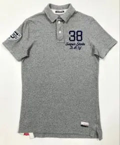 良品「Superdry」 M11MO000 半袖ポロ インド製　M
