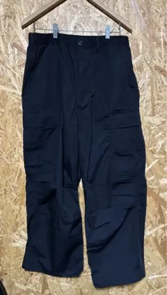 GU ジーユー カーゴパンツ L ブラック クロップド丈 ワーク系