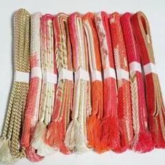 s*o様 (1062)帯締め 10点 まとめ売り 帯紐 着物 和装 小物