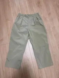 BEAMS 2プリーツ ワイドイージーパンツ