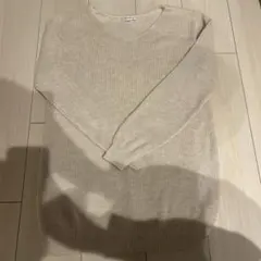 【美品】ensuite ベージュ Vネック薄手セーター