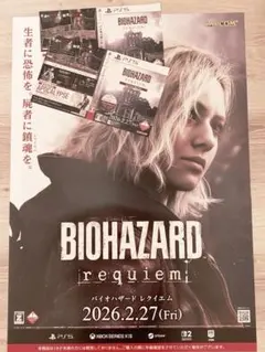 バイオハザードレクイエム ポスター ダミージャケット セット